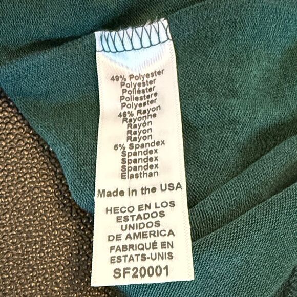 Michael Stars Forest Green Ivy Madison Brushed Jersey Sweater size XL NWT - Picture 6 of 10